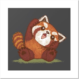 Cute Red panda Posters and Art